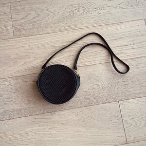 Steven Alan Leather and Mesh Circle Bag